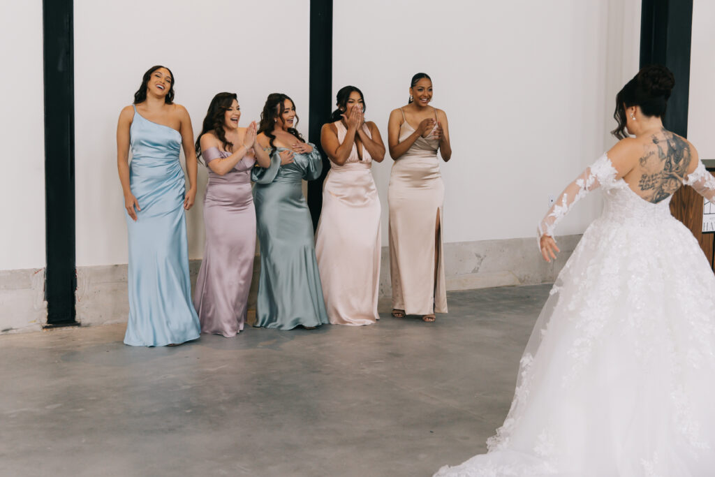 wedding dress fitting