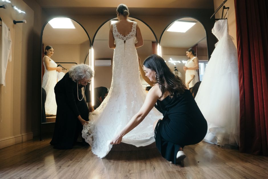 wedding gown fittings