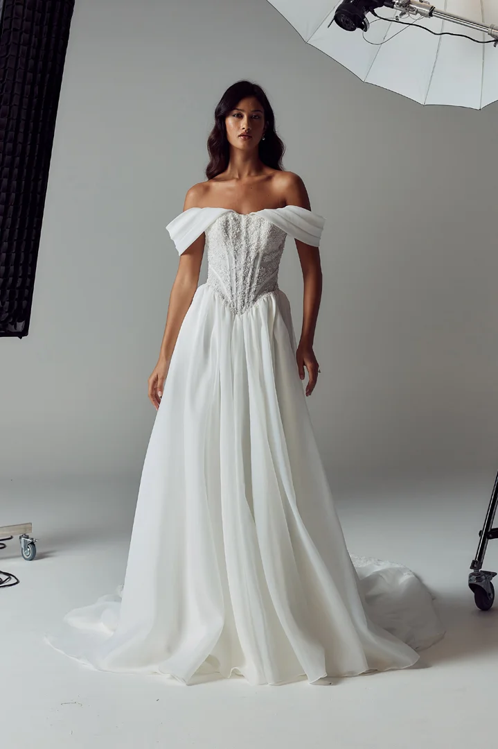 Wtoo by Watters wedding dress bride romantic elegant bridal gown