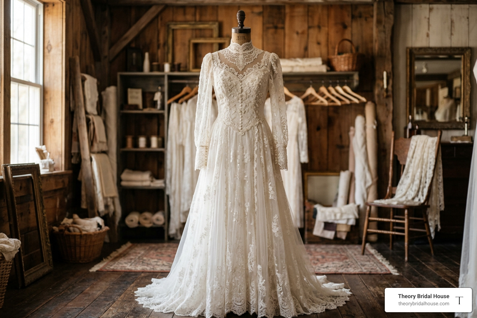 antique style wedding dresses